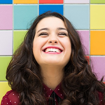 Young woman laughing