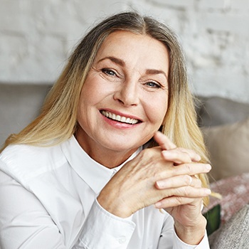 Smiling older woman