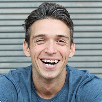 Young man with healthy smile